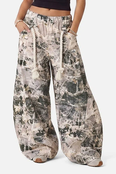 Aelfric Eden Camo Super Baggy Sweatpants In Brown, Women's At Urban Outfitters In Multi