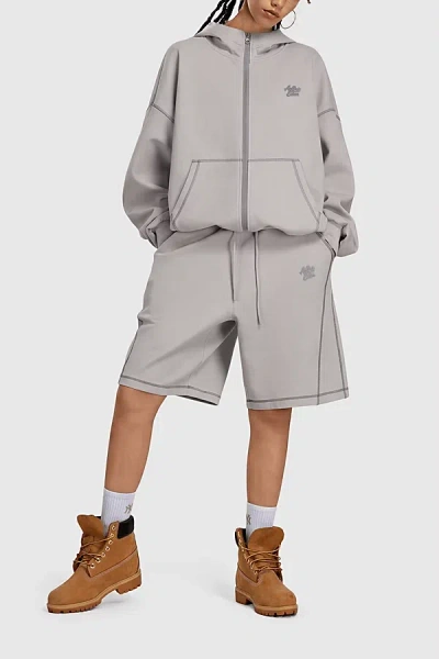 Aelfric Eden Cloud Boxy Sweat Set In Grey, Women's At Urban Outfitters In Gray