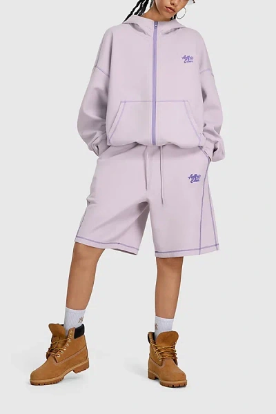 Aelfric Eden Cloud Boxy Sweat Set In Purple, Women's At Urban Outfitters