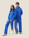 Aelfric Eden Cloud Essential Fleece Pullover Hoodie Set In Blue