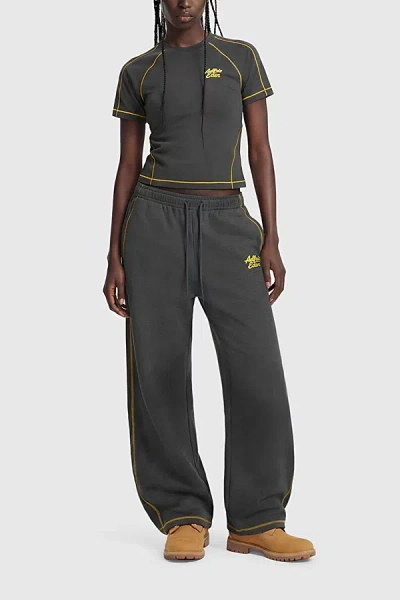 Aelfric Eden Cloud Slim Sweat Set Pant In Charcoal Grey, Women's At Urban Outfitters In Multi