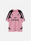 Aelfric Eden Color Block Soccer Jersey In Pink