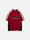 Aelfric Eden Color Block Speedway Tee In Red