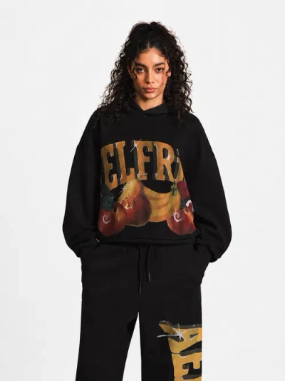 Aelfric Eden Fruit Graphic Hoodie In Black