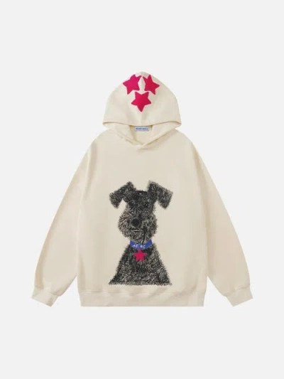 Aelfric Eden Graffiti Dog Eden Star Hoodie In Multi
