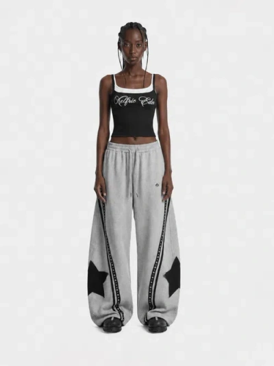 Aelfric Eden Panel Baggy Barrel Sweatpants In Gray