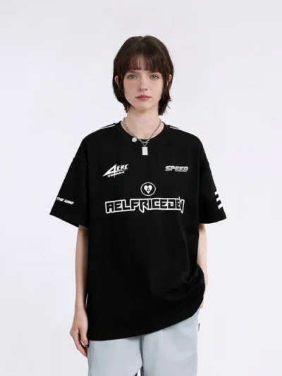 Aelfric Eden Racing Sport Style Tee In Black