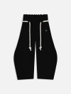 Aelfric Eden Stripe Super Baggy Barrel Sweatpants In Black
