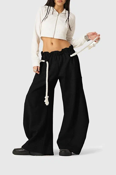 Aelfric Eden Super Baggy Barrel Sweatpants In Black, Women's At Urban Outfitters