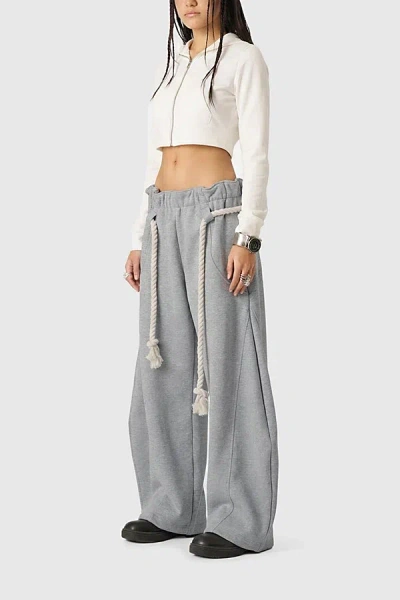Aelfric Eden Super Baggy Barrel Sweatpants In Grey, Women's At Urban Outfitters In Gray