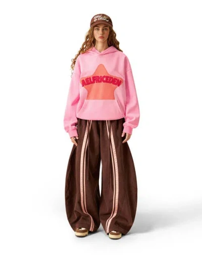 Aelfric Eden Vintage Embroidery Eden Star Hoodie In Pink