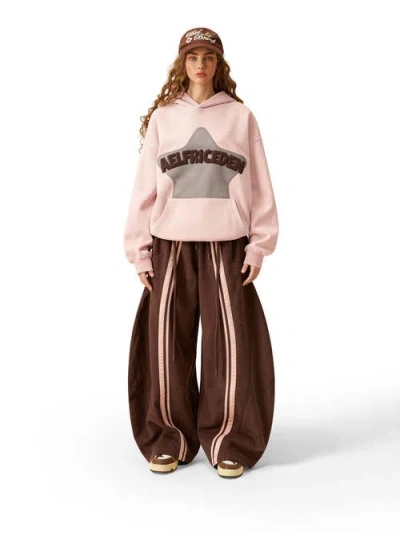 Aelfric Eden Vintage Embroidery Eden Star Hoodie In Pink