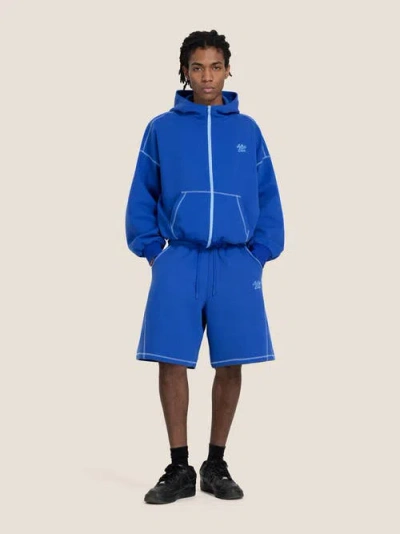 Aelfriceden Cloud Boxy Sweat Set In Blue