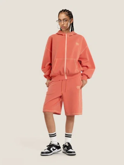 Aelfriceden Cloud Boxy Sweat Set In Brown