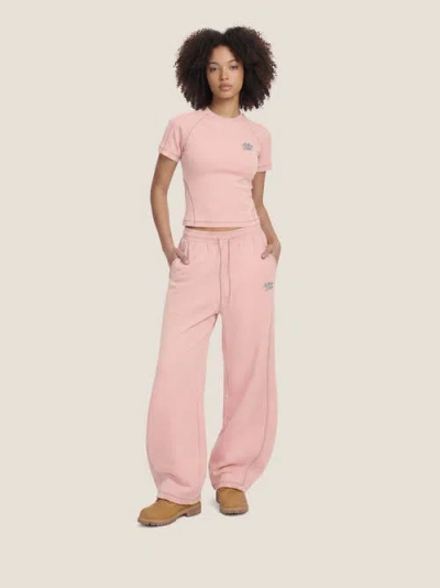 Aelfriceden Cloud Slim Sweat Set In Pink