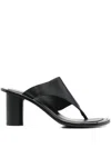 A.emery 70mm Hardie Heeled Sandals In Black