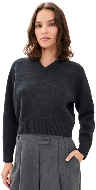 A.emery A. Emery Diot Knit Pullover Charcoal Melange