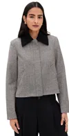 A.emery A. Emery Floyd Jacket Black/white In Gray