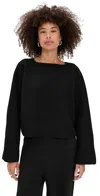 A.emery A. Emery Greta Crop Knit Black In Black