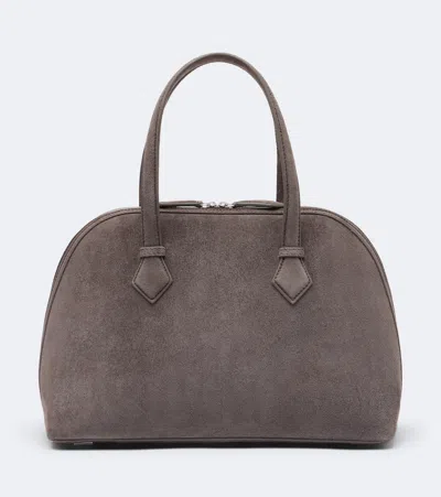 A.emery A. Emery Harnick Suede Top Handle Bag In Gray