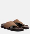 A.emery Imara Suede Thong Sandals In Brown