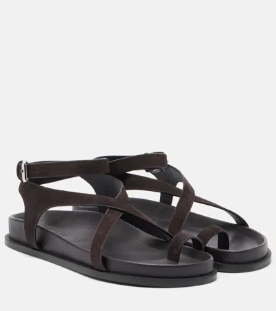A.emery A. Emery Jalen Slim Suede Sandals In Multi