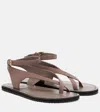 A.emery A. Emery Millar Suede Sandals In Pink