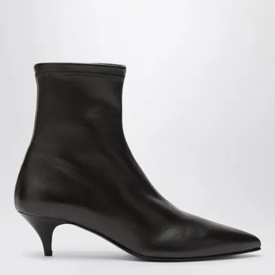 A.emery A. Emery Ophelia Mini Ankle Boots In Brown Leather