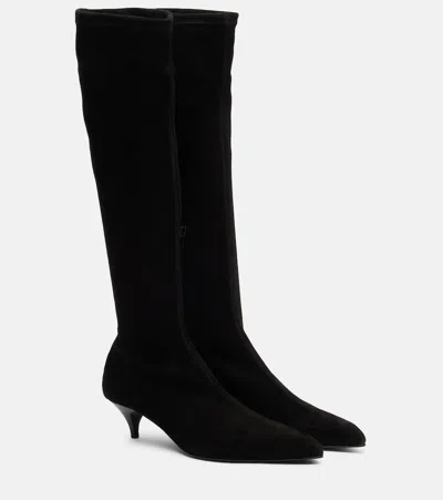 A.emery A. Emery Oscar 60 Suede Knee-high Boots In Black