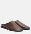A.emery A. Emery Spencer Leather Mules In Brown