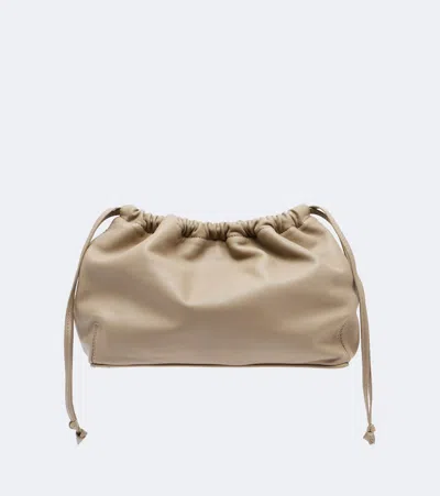 A.emery A. Emery Tobey Leather Clutch In Sand