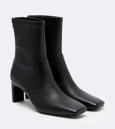 A.emery A. Emery Torres Leather Ankle Boots In Black