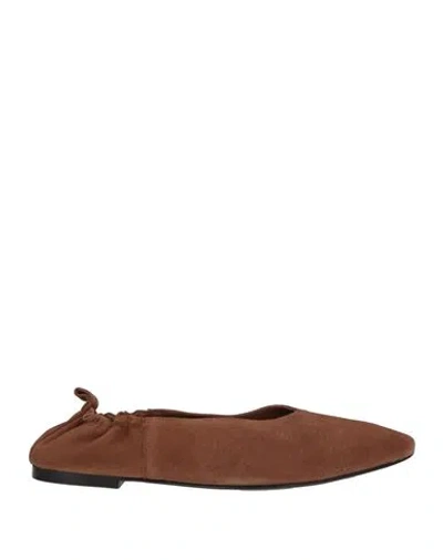 A.emery A. Emery Woman Ballet Flats Camel Size 7 Leather In Sand