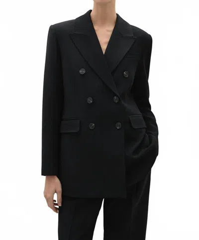 A.emery Blanche Long Sleeve Blazer In Black In Pattern