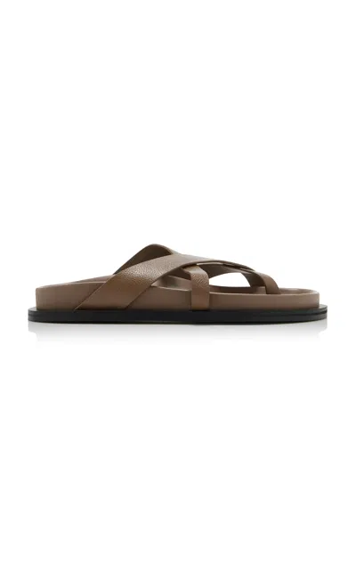 A.emery Claude Leather Sandals