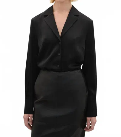 A.emery Elijah Long Sleeve Shirt In Black