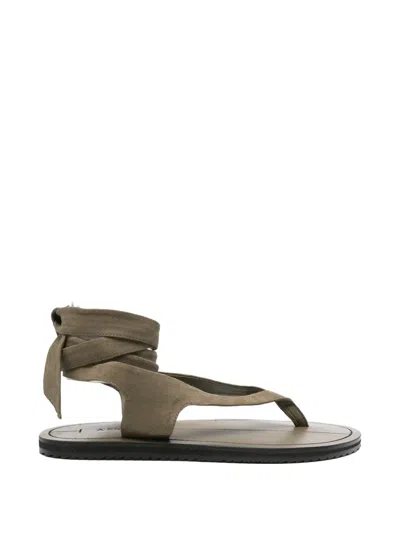 A.emery Elmer Flat Sandals In Green