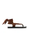 A.emery Elmer Lace-up Suede Sandals