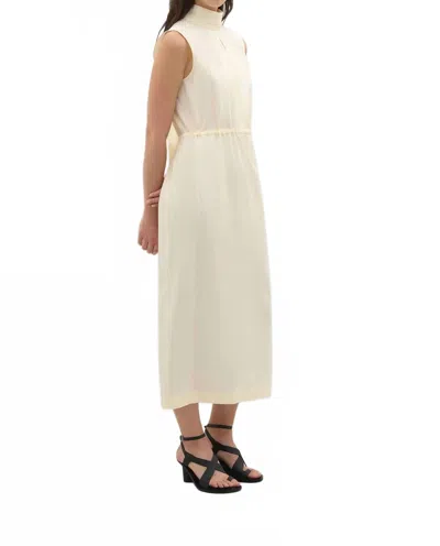 A.emery Ezra High Neck Dress In Lemon In Neutral