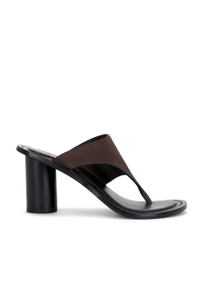 A.emery Hardie Heeled Sandal In Liquorice Suede