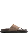 A.emery Imara Suede Flat Sandals In Brown