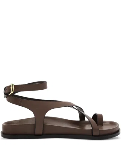 A.emery Flache Jalen Sandalen In Brown