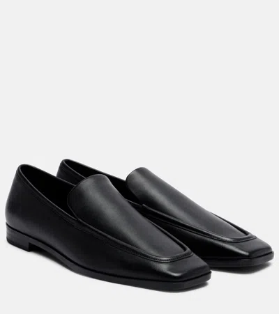 A.emery Lane Leather Loafers In Black