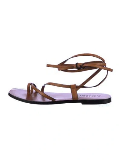 Pre-owned A.emery Leather Gladiator Sandals In Blue