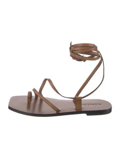 Pre-owned A.emery Leather Gladiator Sandals In Brown