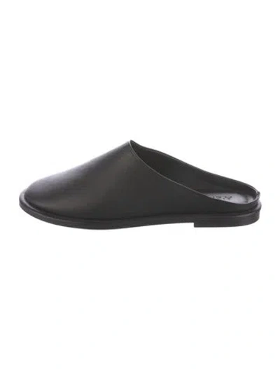 Pre-owned A.emery Leather Mules In Black