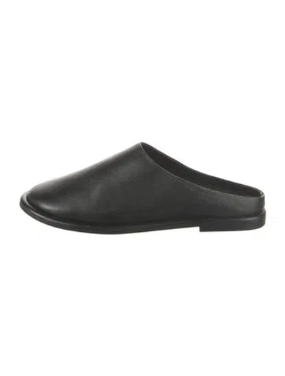 Pre-owned A.emery Leather Mules In Black