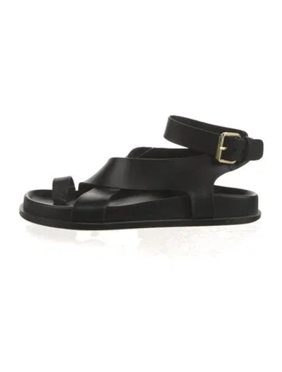 Pre-owned A.emery Leather Sandals In Black