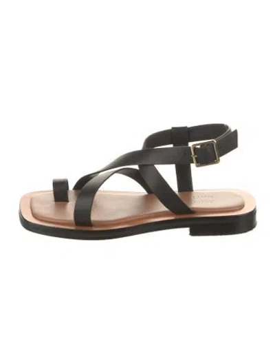 Pre-owned A.emery Leather Sandals In Black