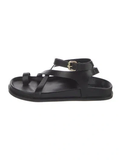 Pre-owned A.emery Leather Sandals In Black